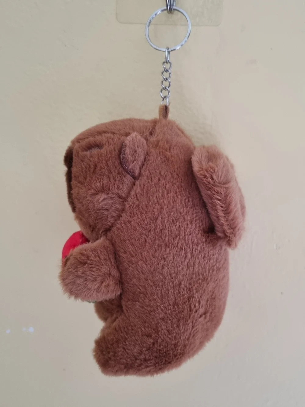 Cute Capybara Kids Bag Keychain Soft Plush Stuffed Toy Plushies Bag Accessories